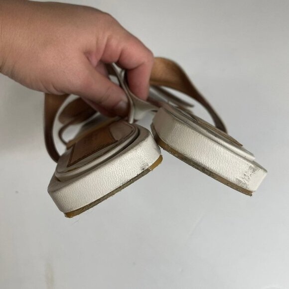 Elegant White Women's Sandals - Picture 7 of 8